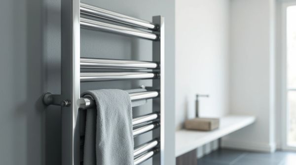 Le porte serviette mural en inox pour un espace organisé