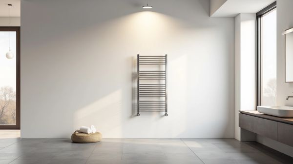 Le porte serviette mural en inox pour un espace organisé